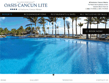 Tablet Screenshot of oasiscancunresort.com